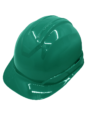 6 Point Pinlock Regular Carolina Glove & Safety 42001-G Green Cap Style Hard Hat Green 