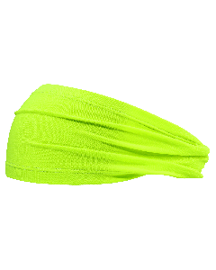 FrogWear&#8482; HV High-Visibility Yellow/Green Tapered Cooling Headband with Four-Way Stretch - HB-401