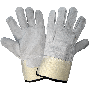 Split Cowhide Leather Gloves with Full Leather Back - 2250FC