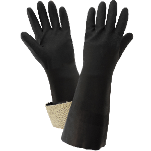 FrogWear® Supported Rough Finished Neoprene Chemical Handling Gloves - LIMITED STOCK - 245CT