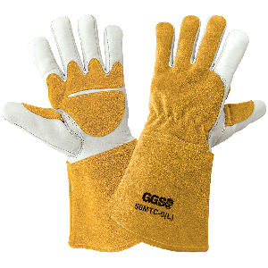 Premium Multi-Hazard Cowhide Welding Gloves with Fleece Lining - 50MTC