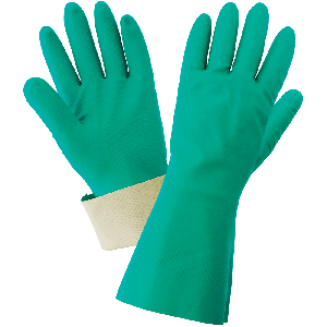 FrogWear® Green 12-Mil Nitrile with a Cotton Interlock Liner Supported Gloves - LIMITED STOCK - 515CT
