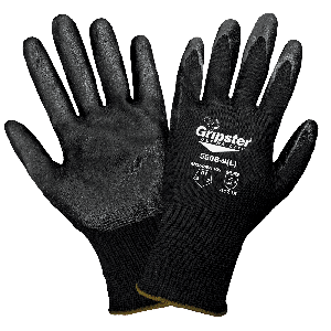 Gripster® Ultra-Lite Black Foam Nitrile Coated Gloves with Cut, Abrasion, and Puncture Resistance - 550B