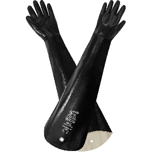 FrogWear® Shoulder Length Multi-Coated Premium-Grade Neoprene Chemical Handling Gloves - 9932