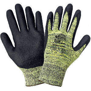 Tsunami Grip® Tuff Hybrid Palm Dipped Cut, Abrasion, and Puncture Resistant Gloves - CR609