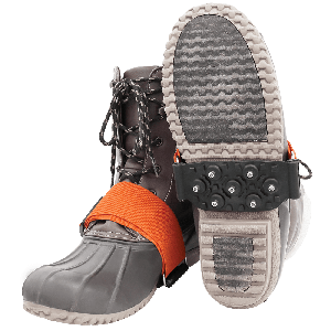 Ice Gripster™ Treads Anti-Slip Mid-Sole Traction Cleats with Tungsten Carbide Studs - ITR3620