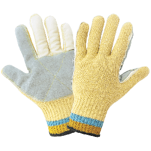 Samurai Glove® Heavyweight Seamless Cut, Abrasion, and Puncture Resistant Premium-Grade Double-Leather Palm Gloves - K300LF