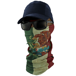 FrogWear™ Multi-Function Neck Gaiter, Mexican Flag Design - NG-202
