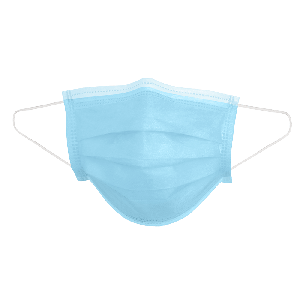 FrogWear™ Lightweight, Blue, Disposable, Polypropylene, FDA Food Contact Compliant Face Mask - LIMITED STOCK - NW-M1