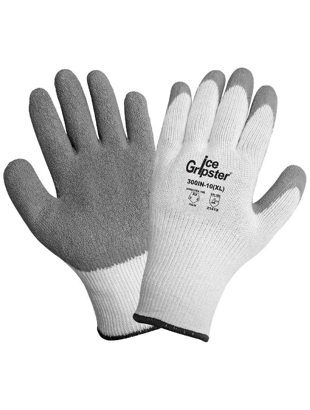 Ice Gripster® Cut Abrasion Puncture Hi Vis Double-Coated Low Temp Gloves -  Dozen 380INT