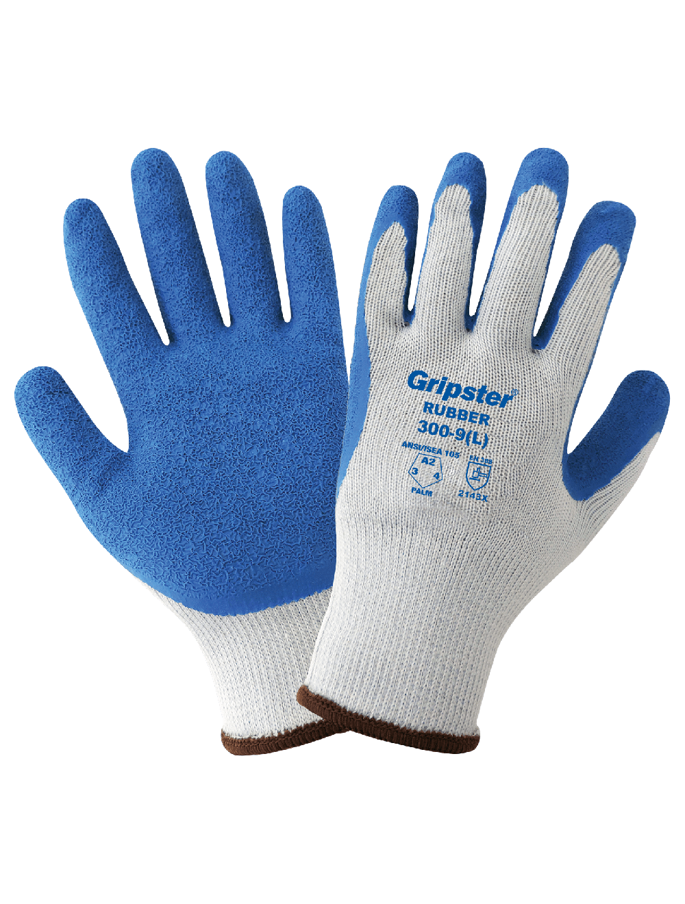 Global Glove and Safety Hand Protection, Eye Protection, Cooling Protection,  Heat Stress, Cut Resistant Protection Gripster® Seamless Gray Rubber Palm  Coated 10-Gauge Polyester Gloves with Cut, Abrasion and Puncture Resistance  - 300