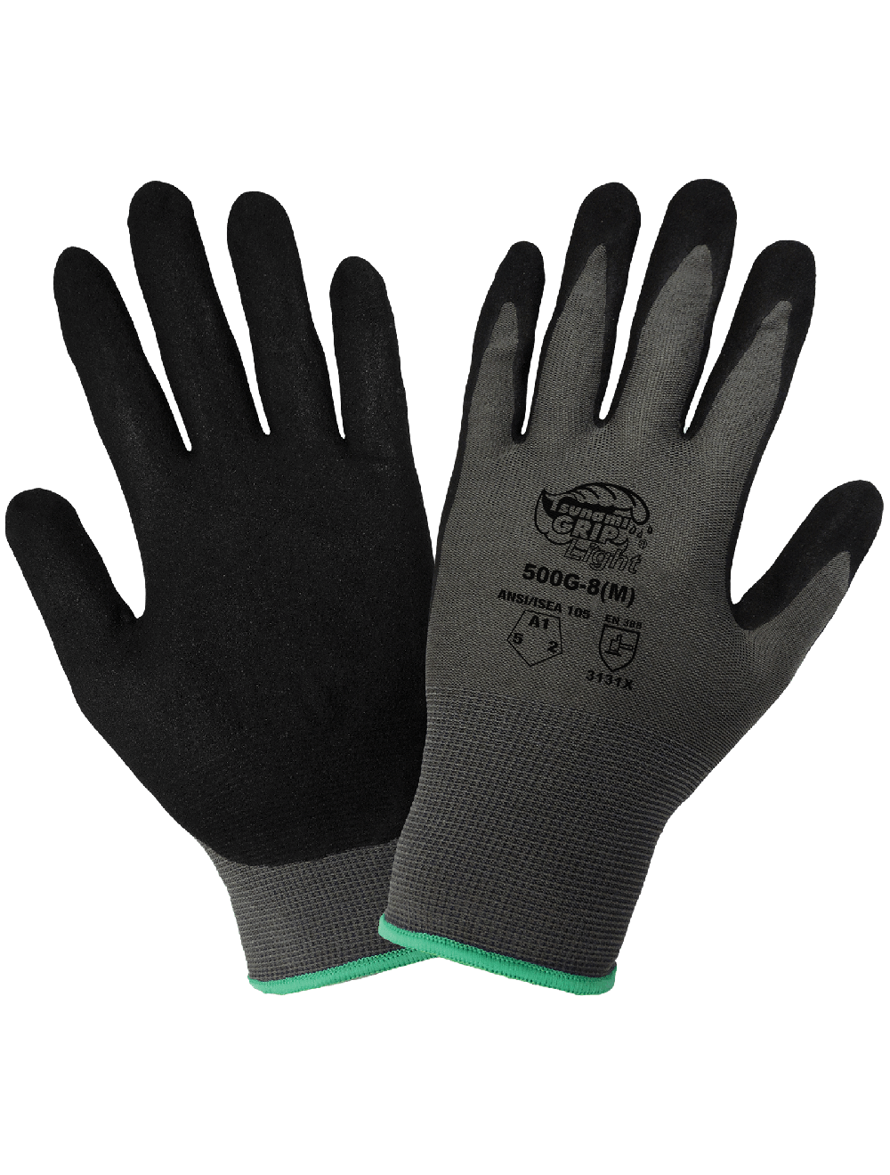 Global Glove and Safety Hand Protection, Eye Protection, Cooling  Protection, Heat Stress, Cut Resistant Protection Tsunami Grip® Light Mach  Finish Nitrile-Coated Gloves with Cut, Abrasion, and Puncture Resistance -  500G