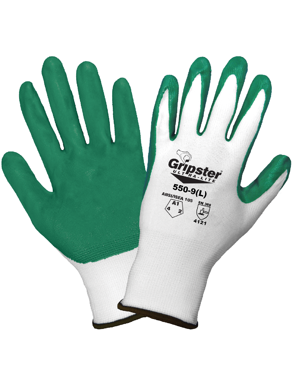 Global Glove and Safety Hand Protection, Eye Protection, Cooling  Protection, Heat Stress, Cut Resistant Protection Gripster® Ultra-Lite  Solid Nitrile Coated Nylon Gloves with Cut, Abrasion, and Puncture  Resistance - 550
