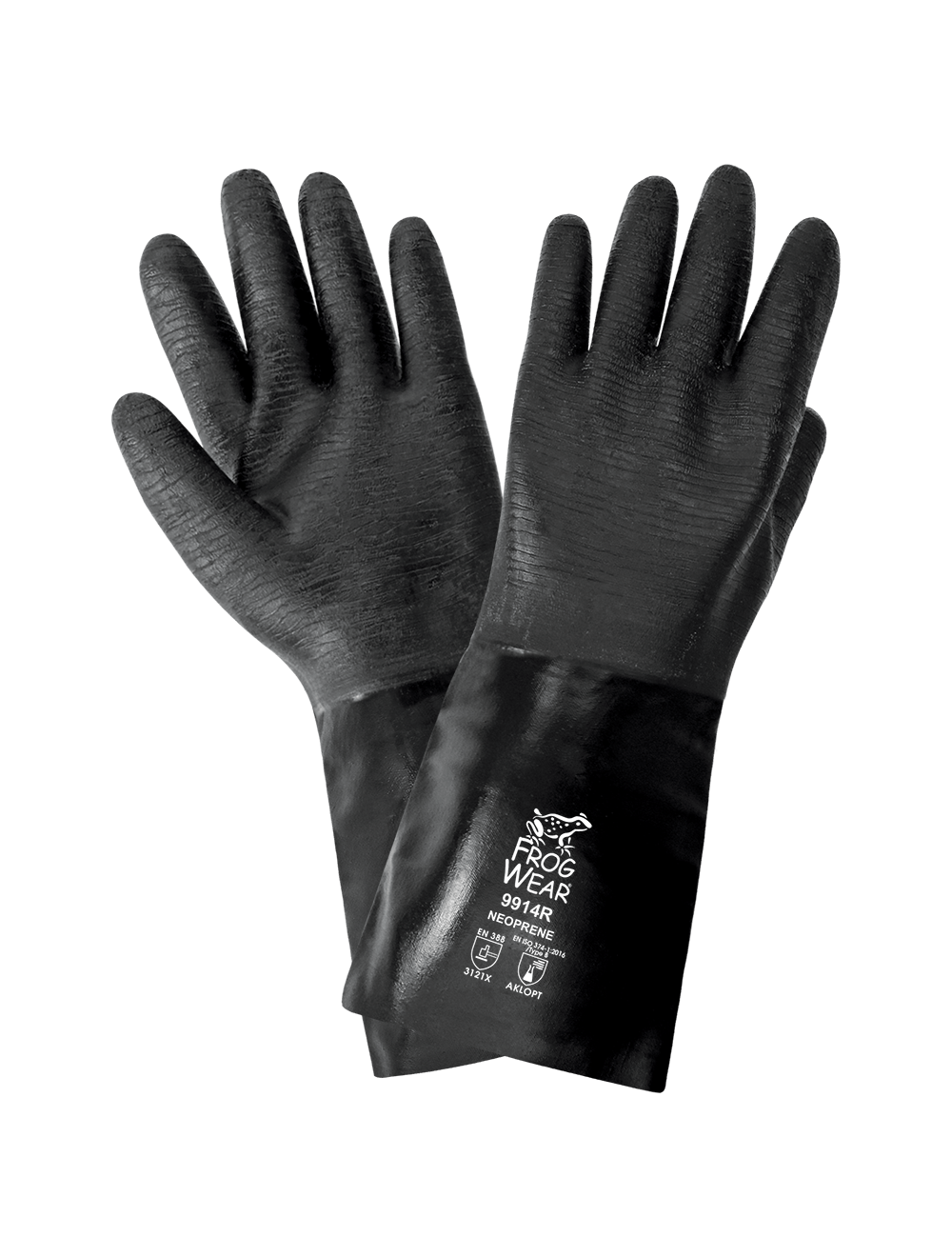 Global Glove and Safety Hand Protection, Eye Protection, Cooling  Protection, Heat Stress, Cut Resistant Protection FrogWear® Premium Neoprene  Rough Etched Finish 14-Inch Chemical Handling Gloves - 9914R