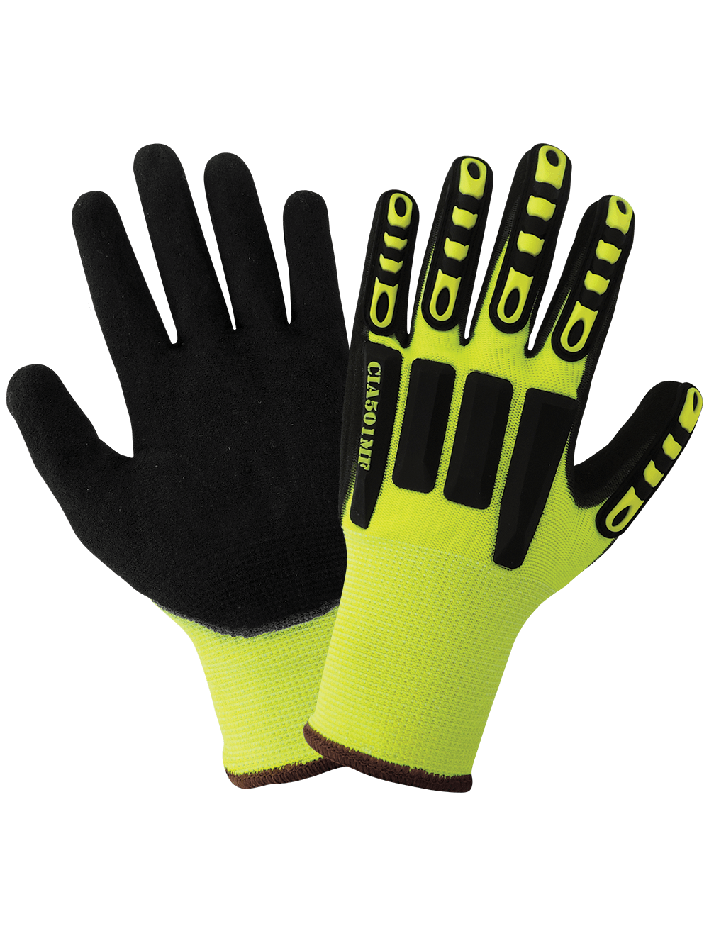 True Grip Hi-Viz Cut Resistant Gloves, Men's L