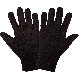 Dark Brown Clute Cut Jersey Gloves - C90BJ