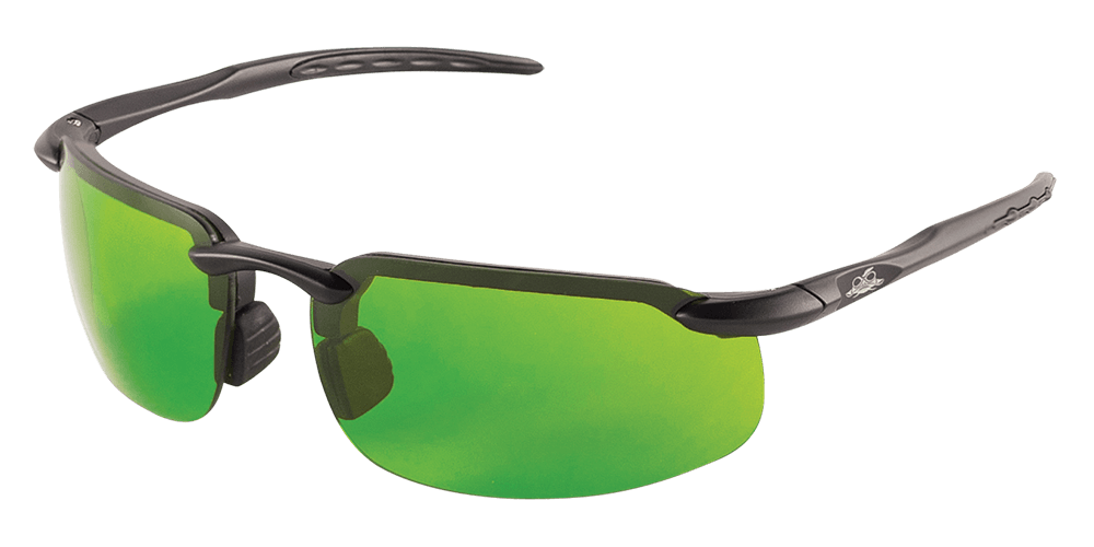 Swordfish® Green 4.9 Cal Rated Anti-Fog Lens, Matte Black Frame Safety Glasses - BH10616AF before Arc Flash Test