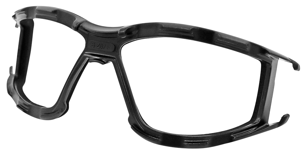 CG5 Clear Performance Fog Technology Lens, Matte Black Frame Convertible Safety Goggles - BH3061PFT
